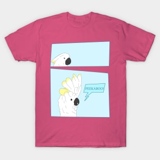 Peekaboo! - cockatoo T-Shirt